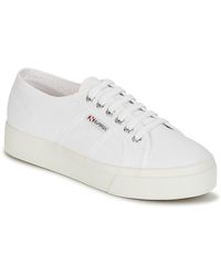 superga 2730 cotu mid platform trainers