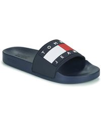 Sandales plates Tommy Hilfiger pour femme - Jusqu'à -60 % sur Lyst.fr
