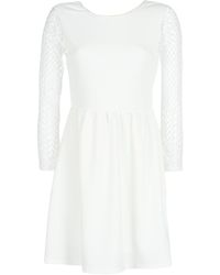 Betty London Korte Jurk J. Louise - Wit