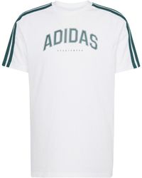adidas - Polo M C COLLEG TEE - Lyst