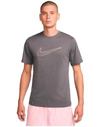Nike - T-shirt T-shirt Sportswear Gris - Lyst