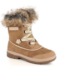 Dames Schoenen voor voor Laarzen voor Kuitlaarzen Kimberfeel Snowboots Aponi in het Naturel 