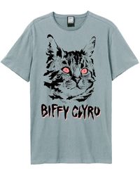 Amplified - T-shirt Black Cat - Lyst