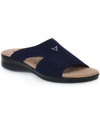 Valleverde - Mules Blu Sandalo - Lyst