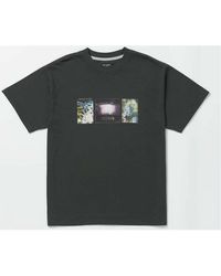 Volcom - T-shirt Camiseta Skate Vitals Simon Bannerot - Stealth - Lyst