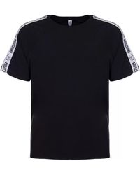Moschino - T-shirt t-shirt noir rayures our - Lyst