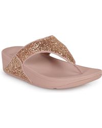 Fitflop - Sandalen Met Sleehak Lulu Glitter - Lyst