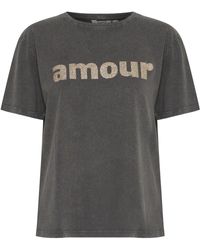 B.Young - T-shirt T-shirt Solko Text - Lyst