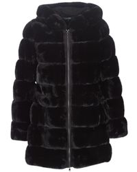 Lauren by Ralph Lauren Mantel Hd Stk Fxfur - Zwart