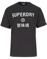 Superdry - T-shirt CODE CORE SPORT TEE - Lyst
