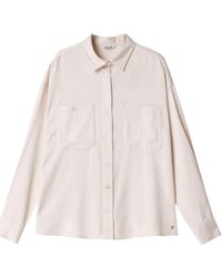 Salsa Jeans - Chemise Loose shirt pearl - Lyst