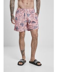 Urban Classics - Maillots de bain Short de bain pattern (grandes tailles) - Lyst
