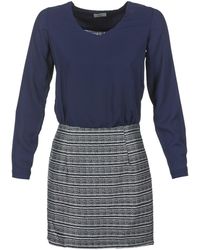 Betty London Korte Jurk Faguine - Blauw