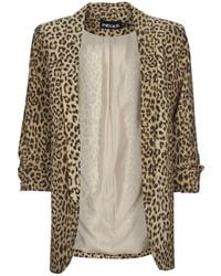 Pieces - Blazer Pcboss 3/4 Printed Blazer - Lyst
