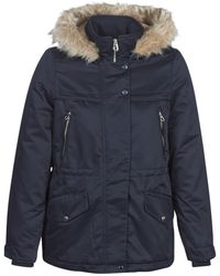Vero Moda Parka Jas Vmscarlet - Blauw