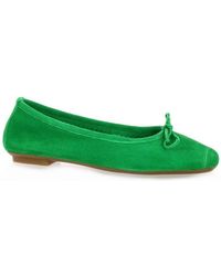 Reqins - Ballerines Ballerines Harmony Cuir Velours Gazon - Lyst