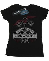 Harry Potter - T-shirt Quidditch At Hogwarts - Lyst