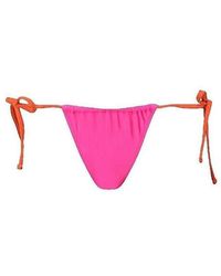 PUMA - Maillots De Bain Bas De Bikini String Tanga À Liens Sur Les Côtés - Lyst