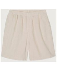 American Vintage - Pantalon Padow Short Ecru - Lyst
