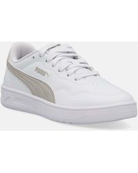 PUMA - Baskets Basses Court Lally Metallic Whisper - Lyst