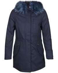S.oliver Parka Jas Loa - Blauw