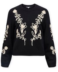 Object - Pull Noos Laney Rubin Knit - Black/Sandshell - Lyst