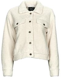 ONLY - Giubbotto Onltelma Teddy Jacket Cc Otw - Lyst