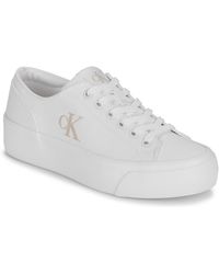 Calvin Klein - Baskets basses VULC FLATFORM LOW CV MG - Lyst