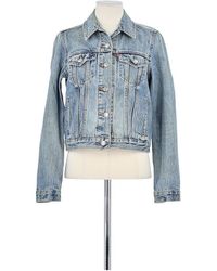 Levi's - Veste Veste En Coton Bleue - Lyst
