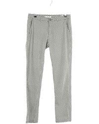 HOD - Pantalon Pantalon droit en coton multicolore - Lyst