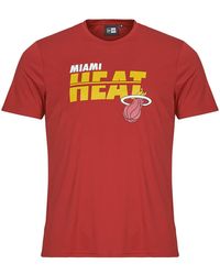 KTZ - T-Shirt Korte Mouw Nba Essentials Tee Miami Heat - Lyst