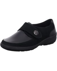 laarzen Dames Schoenen voor voor Platte schoenen voor Veterschoenen en SOLIDUS Sneakers Maike M in het Zwart 
