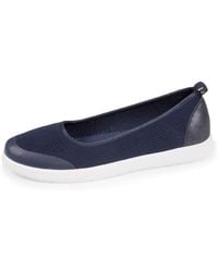 Isotoner - Ballerines Ballerines Femme Slip-On Marine - Lyst