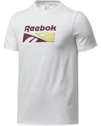 Reebok - T-shirt Cl V Split Vector Tee - Lyst