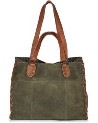 Pieces - Borsa Shopping Pcsalli Suede Shopper - Lyst