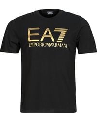 EA7 - T-Shirt Train Logo Series M Tee Big Logo Ss - Lyst