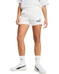 PUMA - Short Love United Mid-Rise Shorts 4 - Lyst