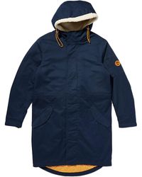 Timberland Wool Pea Coat 68480-001 Mantel in het Zwart voor heren Heren Kleding voor voor Jassen voor Korte jassen 