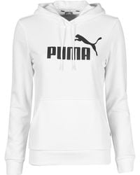 PUMA - Sweat-shirt ESS LOGO HOODY TR - Lyst