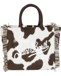 Mc2 Saint Barth - Borsa A Mano Mucca Vanitiy Mini Felt Cow - Lyst