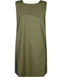 Alpha Studio - Abito Scollo A V Corto - Lyst