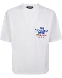 DSquared² - Loose Fit Tee - Lyst