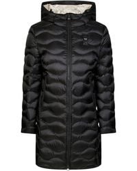 Blauer - Lyne Giubbotto Con Cappuccio Lungo Trapuntato - Lyst