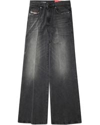 DIESEL - Jeans Palazzo Lavato - Lyst