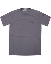 Stone Island - T Shirt Mm Old Cotton - Lyst