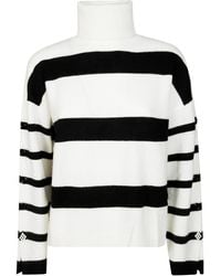 Liu Jo - Maglia Dolcevita A Righe - Lyst