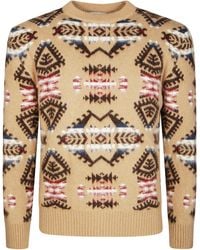 Altea - Maglia Girocollo Jacquard - Lyst