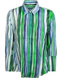 FRIEDMAN - Camicia Ml Ad A Rigata - Lyst
