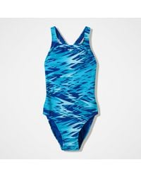 Speedo - Hyperboom Printed Medalist Swimsuit - Lyst