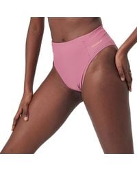 Speedo - Solid High Waisted Bikini Bottom - Lyst